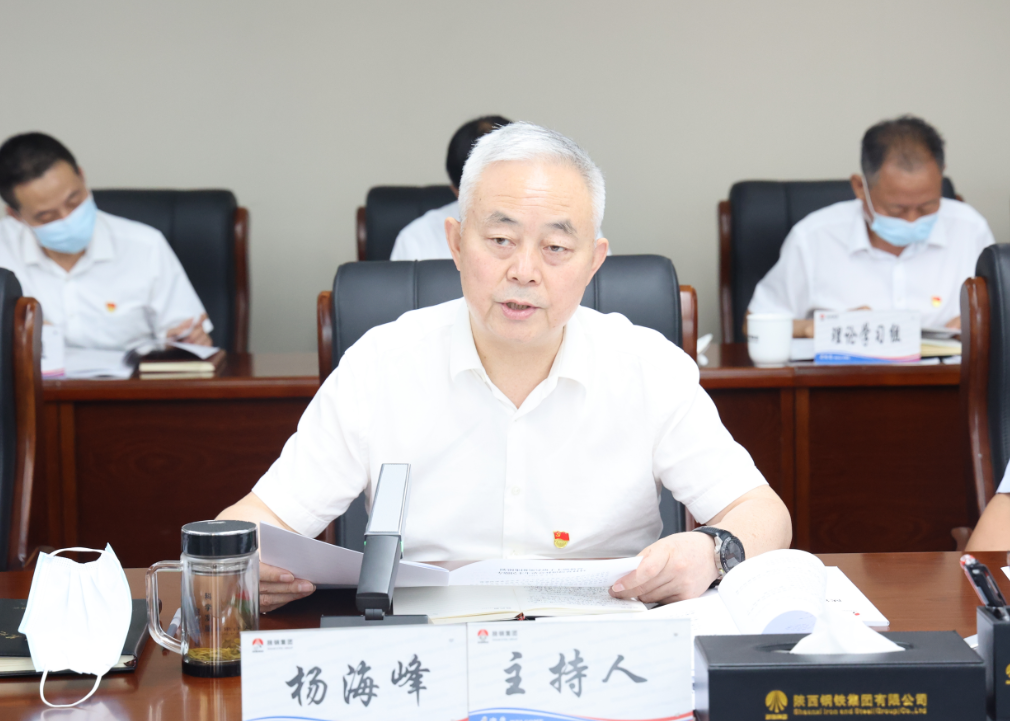 陜鋼集團(tuán)黨委召開學(xué)習(xí)貫徹習(xí)近平新時(shí)代中國特色社會(huì)主義思想主題教育專題民主生活會(huì)
