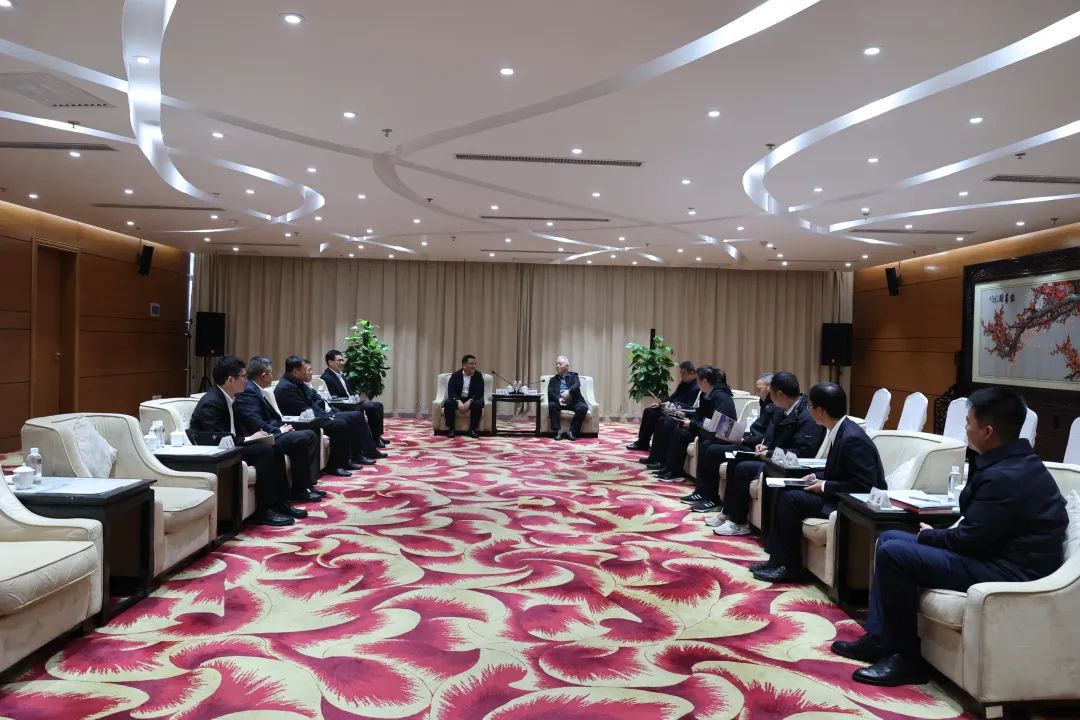 陜煤建設(shè)集團王明智帶隊來陜鋼集團進行座談交流